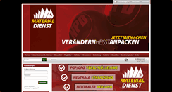 Desktop Screenshot of npd-materialdienst.de